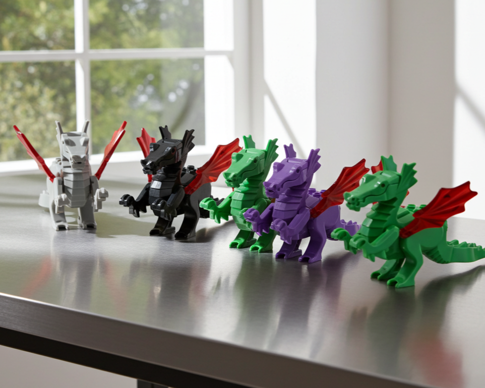 Classic Dragon #6056 — Choose Color – CompataBrick