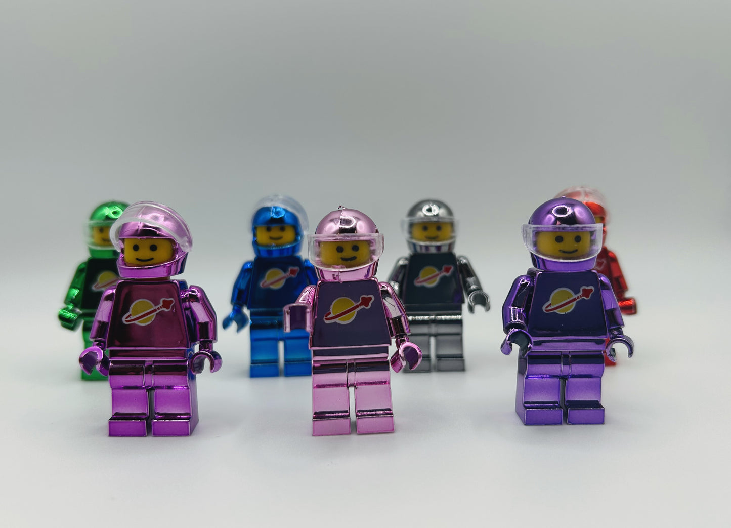 Shiny Space Man Figs—Pick Color