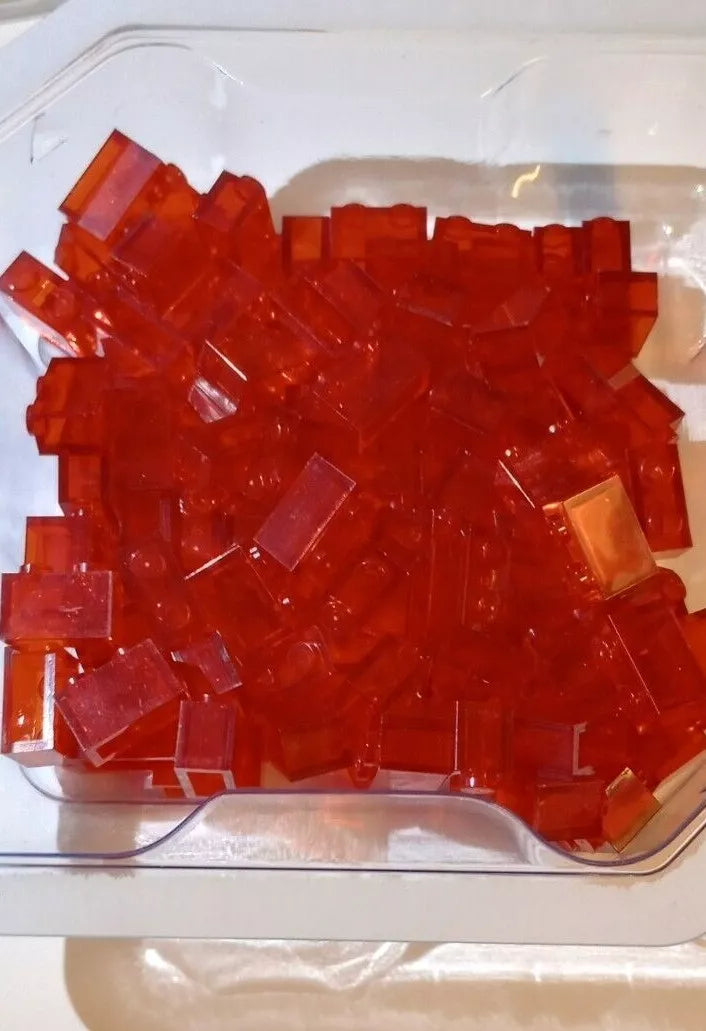 #3065 — 1x2 Trans Brick 100pcs — Pick color