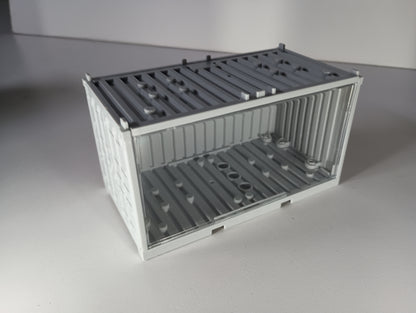 Cargo Shipping Container, Display Case—Compatible with Lego