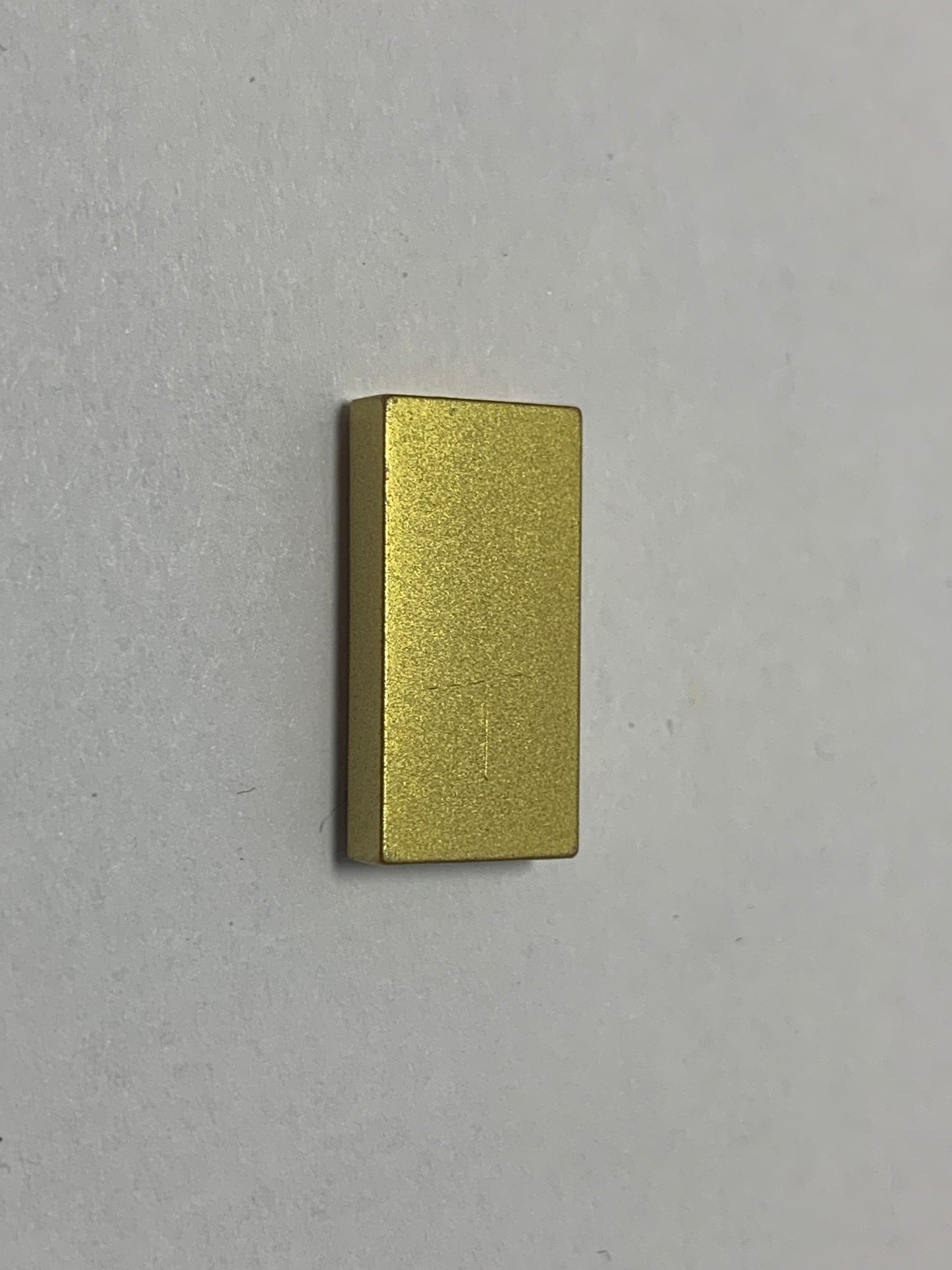 Metallic Gold Tile all sizes — Compatible with Lego