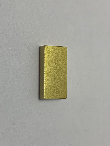 Metallic Gold Tile all sizes — Compatible with Lego