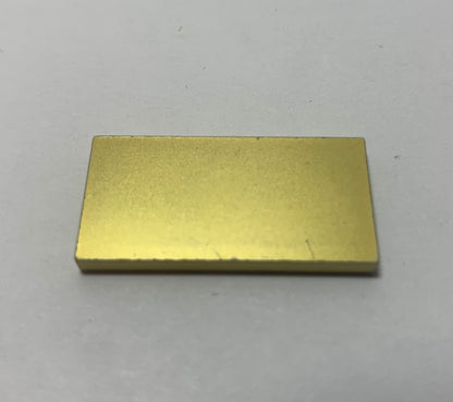 Metallic Gold Tile all sizes — Compatible with Lego