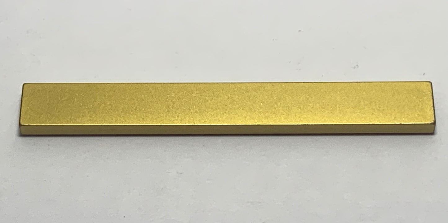 Metallic Gold Tile all sizes — Compatible with Lego