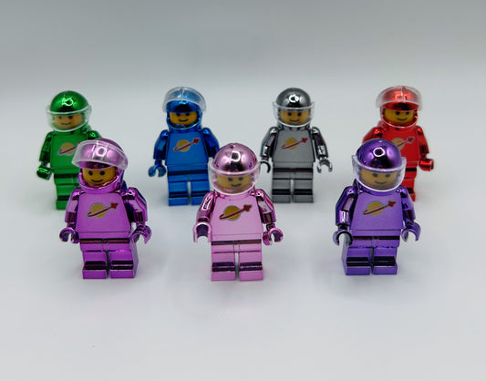 Shiny Space Man Figs—Pick Color