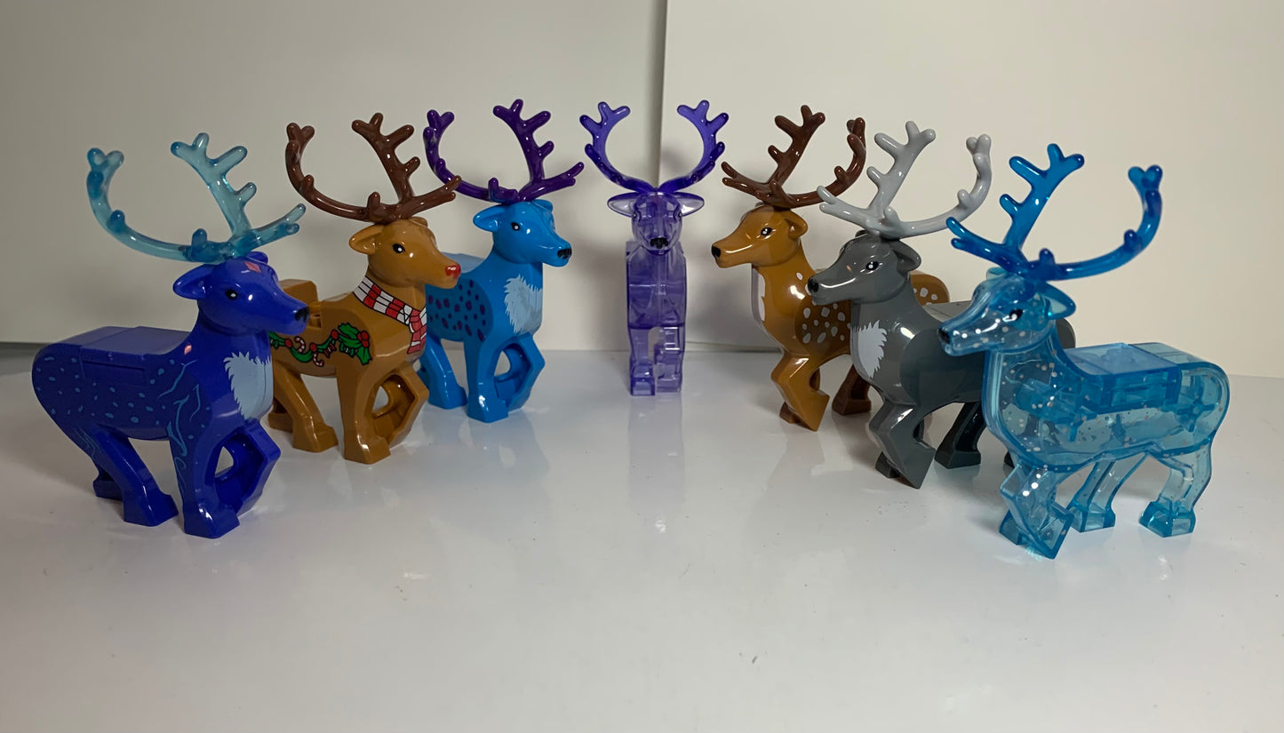 Christmas Reindeer—Pick Color— Custom & Compatible