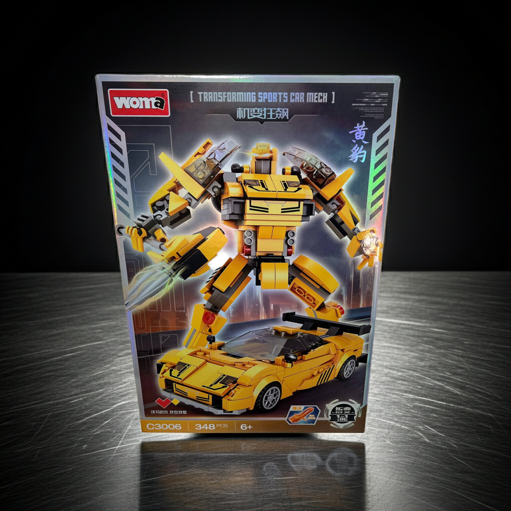 2-in-1 Transformer/Car—Pick color