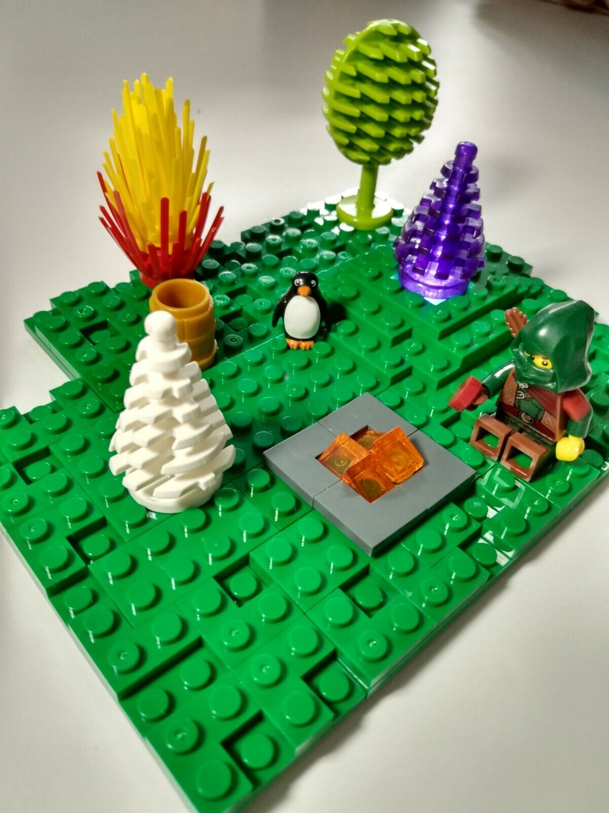 Colorful Rare Trees & Plants —#2435 #6064 #3778— Compatible with Lego