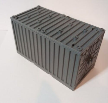 Cargo Shipping Container, Display Case—Compatible with Lego