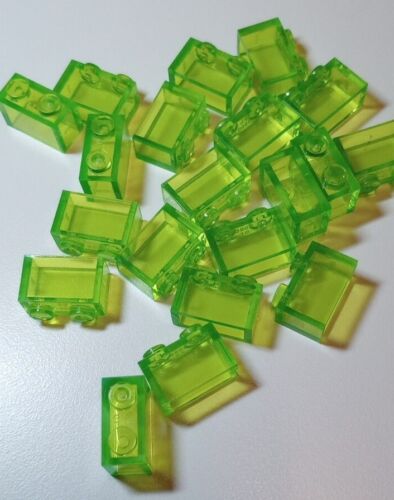 Transparent 1x2 Brick 20 pcs #3004—Pick Color