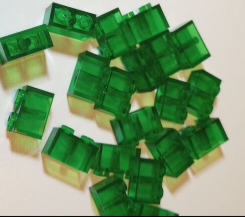 Transparent 1x2 Brick 20 pcs #3004—Pick Color