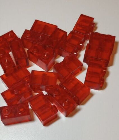Transparent 1x2 Brick 20 pcs #3004—Pick Color