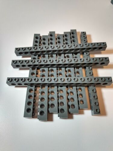 1x16 1x14 1x12 Technic Brick #3703, #32018, #3895 — 10 Pieces — Compatible With Lego